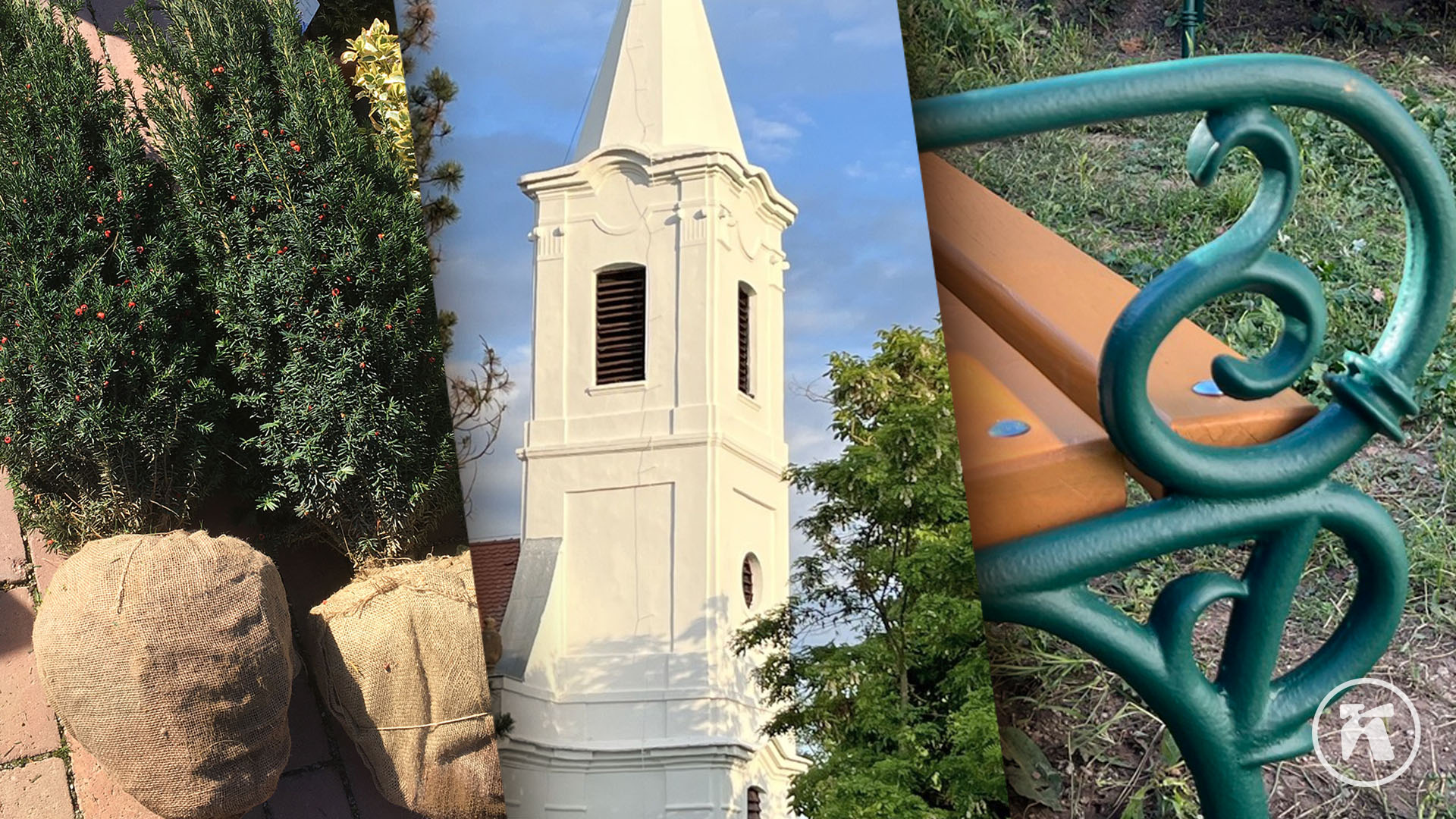 Adománygyűjtés a templomkertért